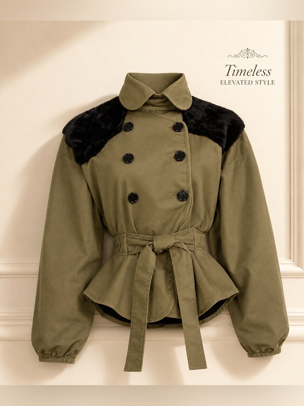 Marissa Webb x RTR |  Double-Breasted Belted Jacket